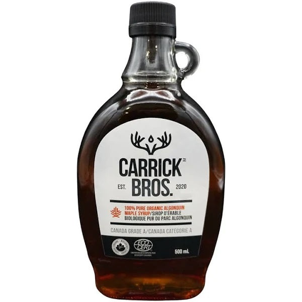 Carrick Bros Organic Maple Syrup, 500 ml