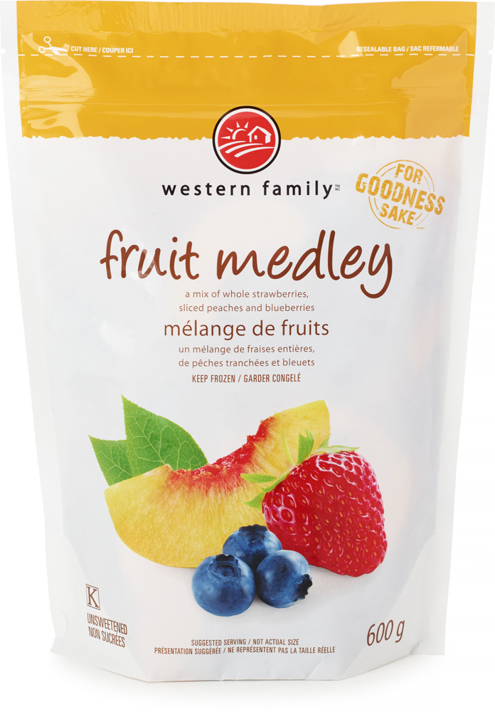 WESTERN FAMILY Fruit Medley 600g