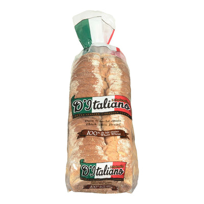 D'ITALIANO 100% Whole Wheat Sandwich Bread