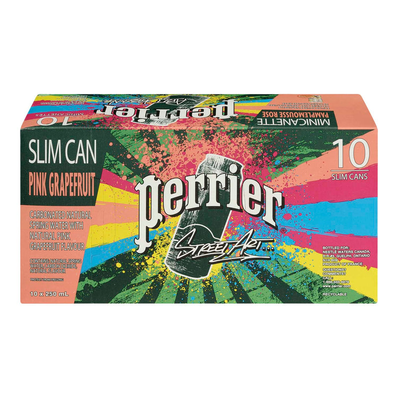 PERRIER Pink Grapefruit Spring Water 250ml 10's