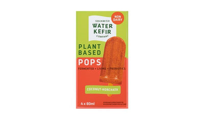 Squamish Water Kefir Company Plant Based Non Dairy Lemonade Coconut Pops, 80 mL, 4 ct