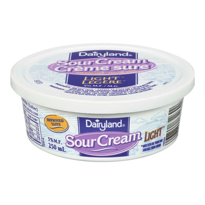 Dairyland 5% M.F. Light Sour Cream, 250 mL