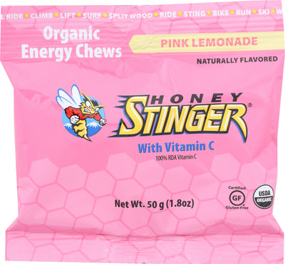 Honey Stinger Organic Pink Lemonade Energy Chews, 51 g