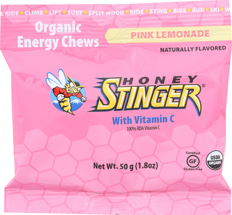 Honey Stinger Organic Pink Lemonade Energy Chews, 51 g