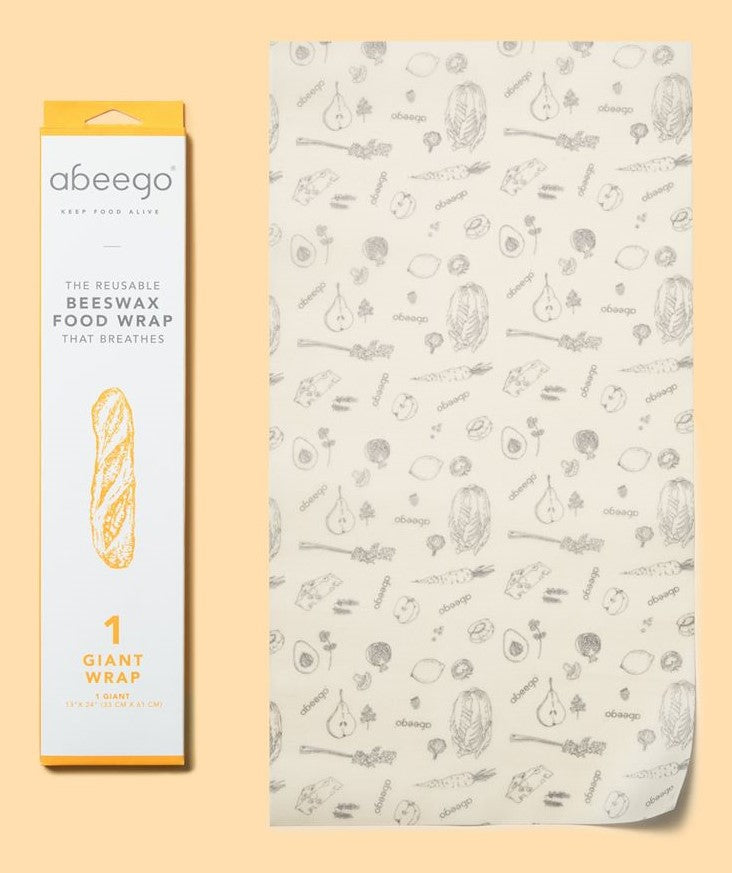ABEEGO Beeswax Food Wrap 3 Pack