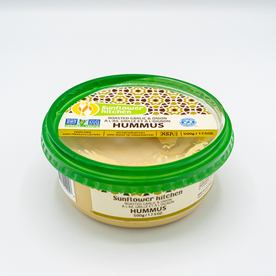 SUNFLOWER KITCHEN Hummus Garlic and Onion 227g