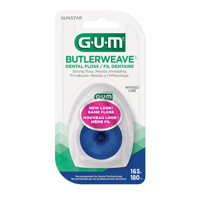 G.U.M. Butlerweave Waxed Dental Floss, 1 ct