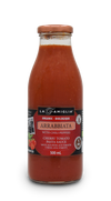 La Famiglia Organic Arrabbiata With Chili Peppers Gluten Free Cherry Tomato Pasta Sauce, 500 mL