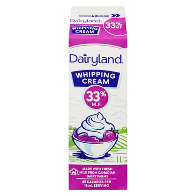 Dairyland Whipping Cream, 1 l
