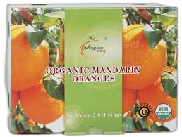 CHINESE MANDARINS ORGANIC 3LB 1 ea