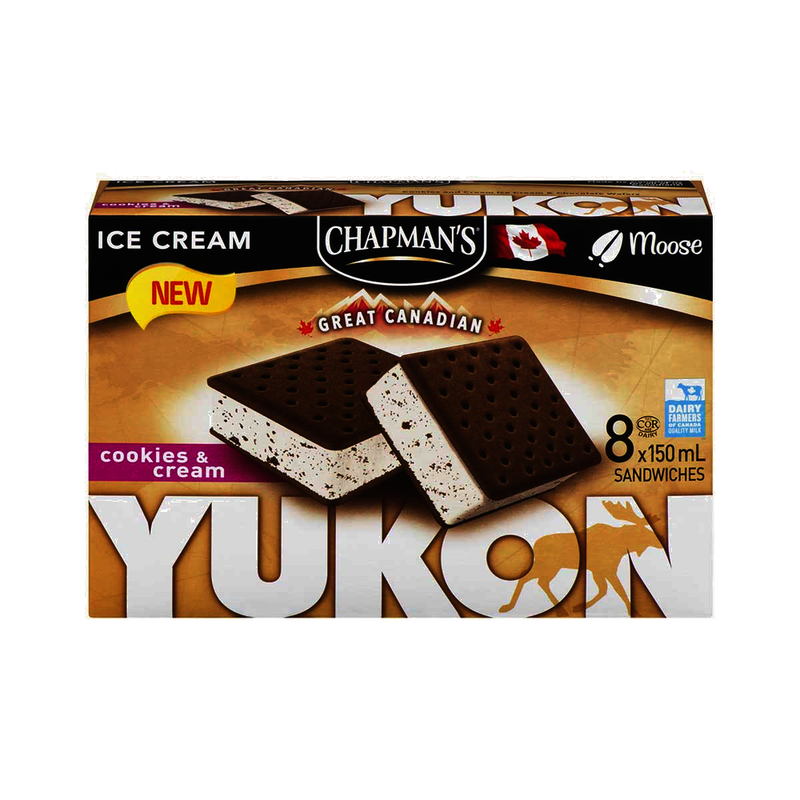 Chapman's Yukon Cookies & Cream, 8 ct