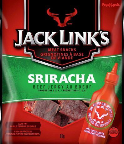 Jack Link's Sriracha Flavoured Beef Jerky, 80 g