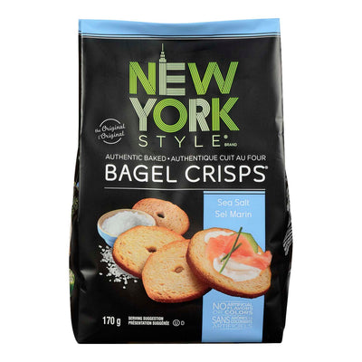 NEW YORK STYLE Sea Salt Bagel Crisps 170g