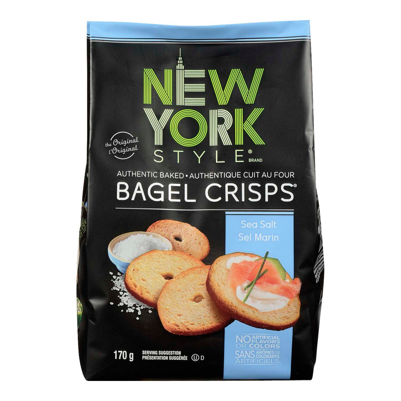 NEW YORK STYLE Sea Salt Bagel Crisps 170g