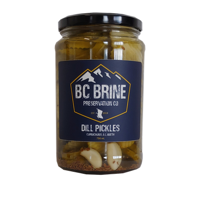 BC Brine Dill Pickles, 750 mL