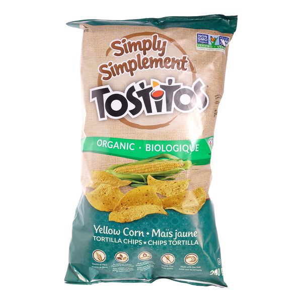 TOSTITOS Organic Yellow Corn Tortilla Chips 340g
