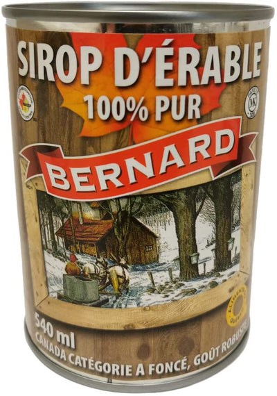 Bernard 100% Pure Maple Syrup, 540 mL