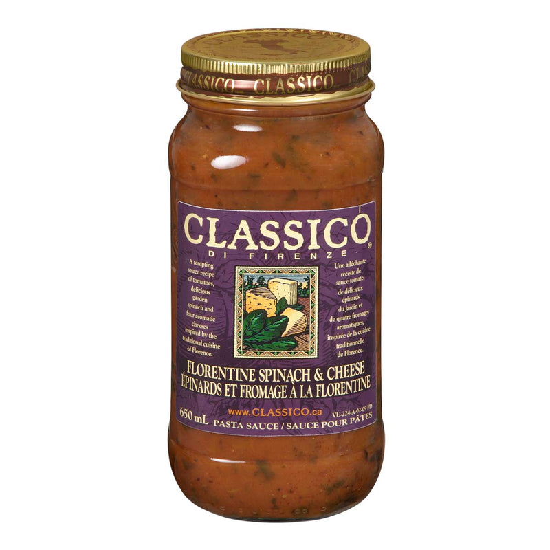 CLASSICO Florentine Spinach & Cheese Pasta Sauce 650ml