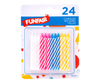 FUNFAIR Birthday Candles 24 Pack
