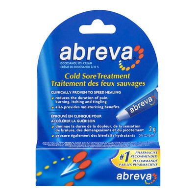 Abreva Cold Sore Treatment, 2 g