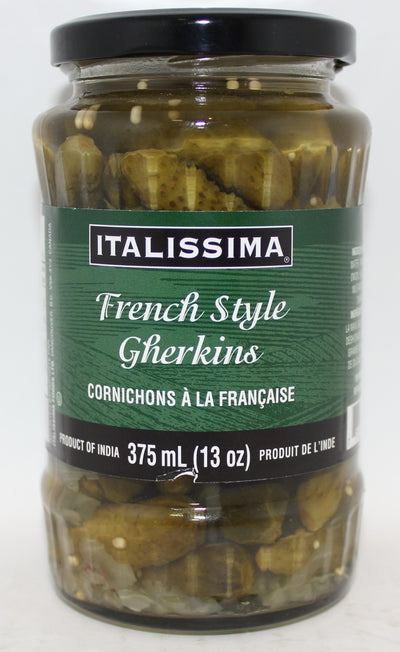 Italissima French Style Gherkins, 375 mL