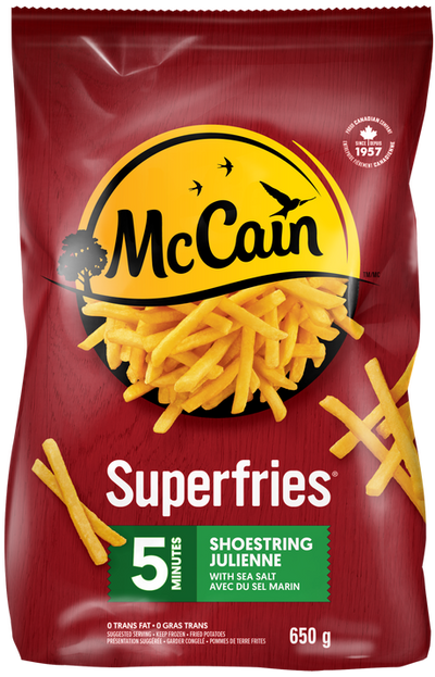 MCCAIN Shoestring 5 minutes Superfries 650g