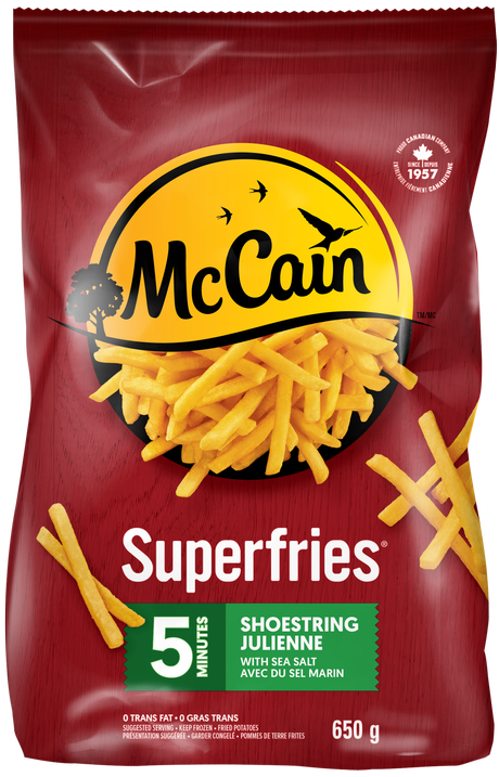 MCCAIN Shoestring 5 minutes Superfries 650g