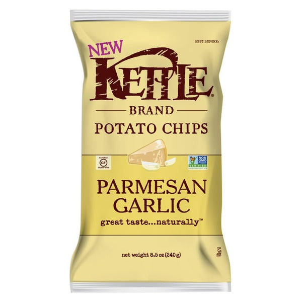KETTLE Parmesan Garlic Flavoured Potato Chips 241g