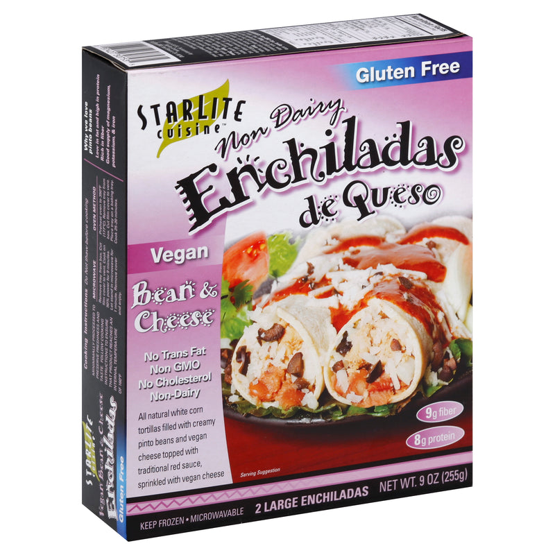 StarLite Non Dairy Large Enchiladas de Queso, 2 enchiladas