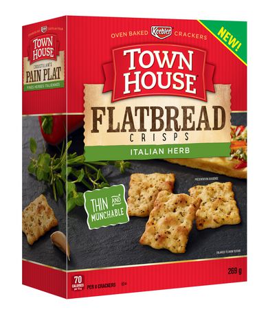 TOWN HOUSE Italian Herb Flatbread Crisps 269g