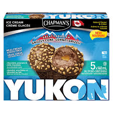 CHAPMAN'S YUKON CHOC PB CONE 140 ml