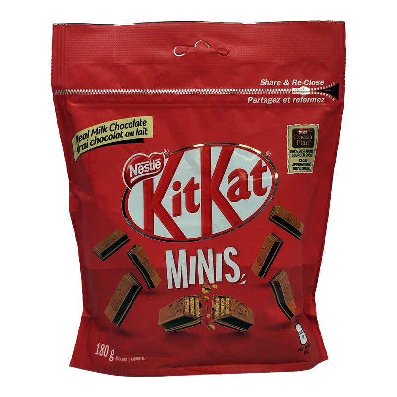 KIT KAT Minis Real Milk Chocolate Wafer Bar 180g