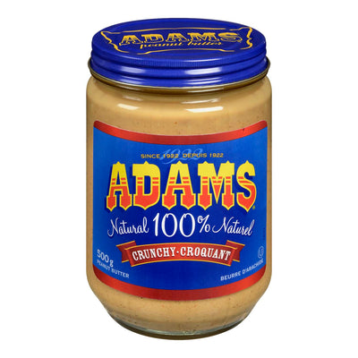 ADAMS Natural 100% Crunchy 500g