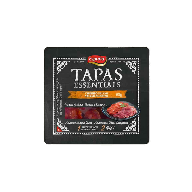 TAPAS CHORIZO SALAMI 60g