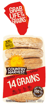 COUNTRY HARVEST 14 Grain Bagels 450g