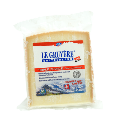 Emmi Le Gruyère Triple Source Cheese, 454 g