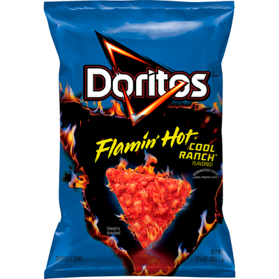 Doritos Flamin Hot Cool Ranch Tortilla Chips, 262.2 g