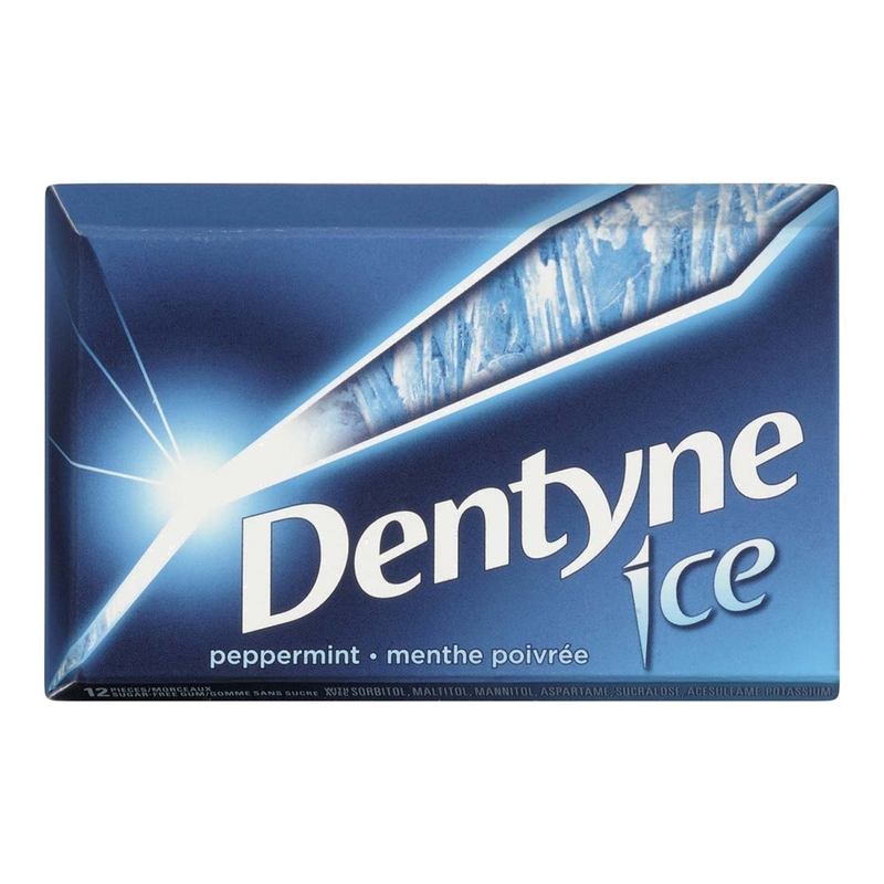DENTYNE Sugar Free Peppermint Gum 12 Pack
