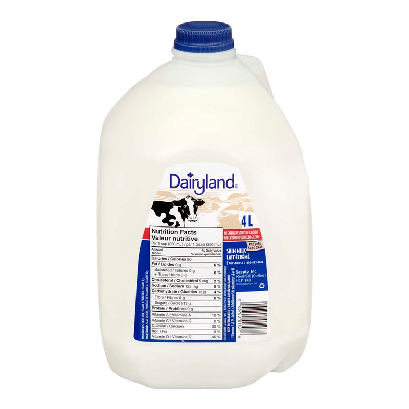 Dairyland Milk, 4 l
