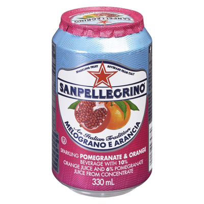 SAN PELLEGRINO Melograno E Arancia Sparkling Pomegranate & Orange Beverage 330ml