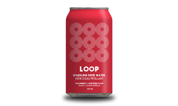 LOOP Kefir Water Strawberry 355ml