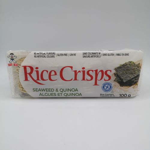 Hot Kid Seaweed & Quinoa Rice Crisps, 100 g
