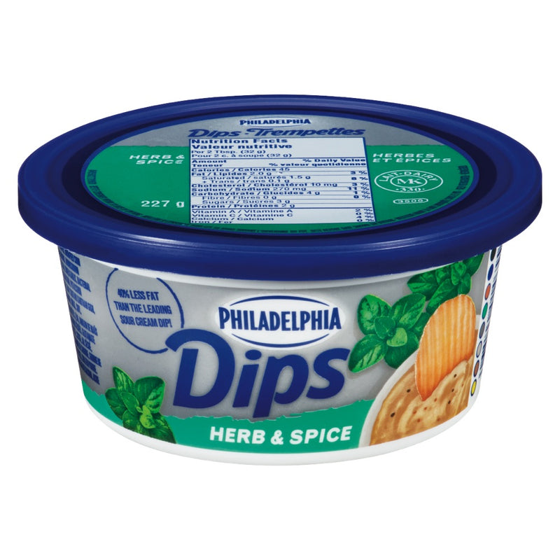 Philadelphia Herb & Spice Dips, 227 g