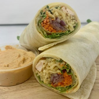 ASIAN NOODLE CHICKEN WRAP