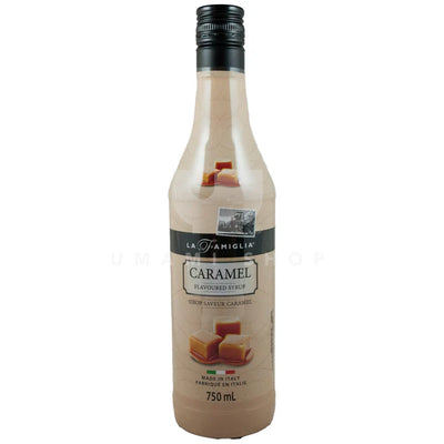 LA FAMIGLIA CARAMEL SYRUP 750 ml