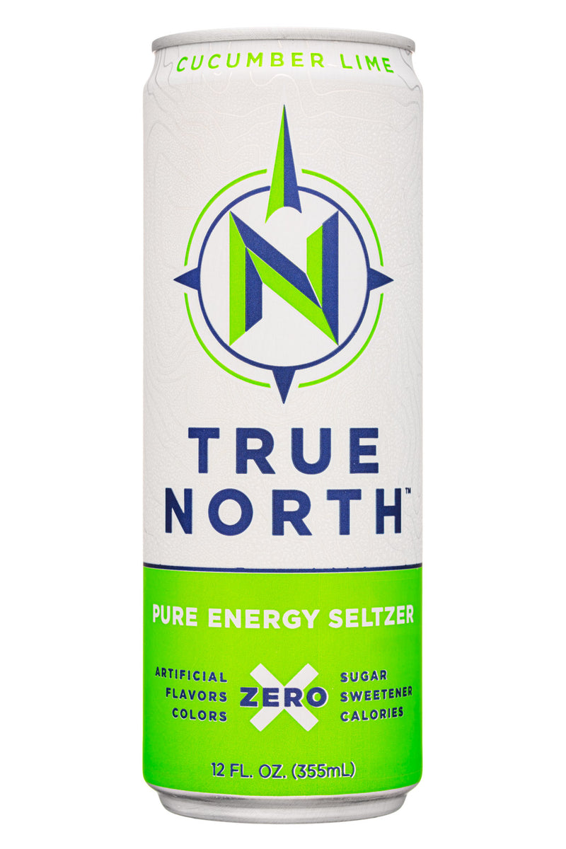 True North Pure Energy Seltzer Cucumber Lime, 355 mL, 355 mL