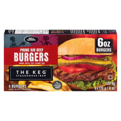 KEG BEEF BURGER FRESH 1 ea