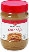 Western Family Crunchy Peanut Butter, 500 g