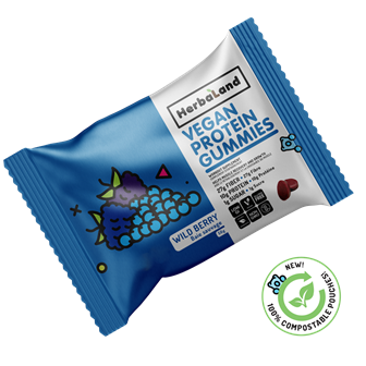 HERBALAND Wild Berry Protein Gummies 50g