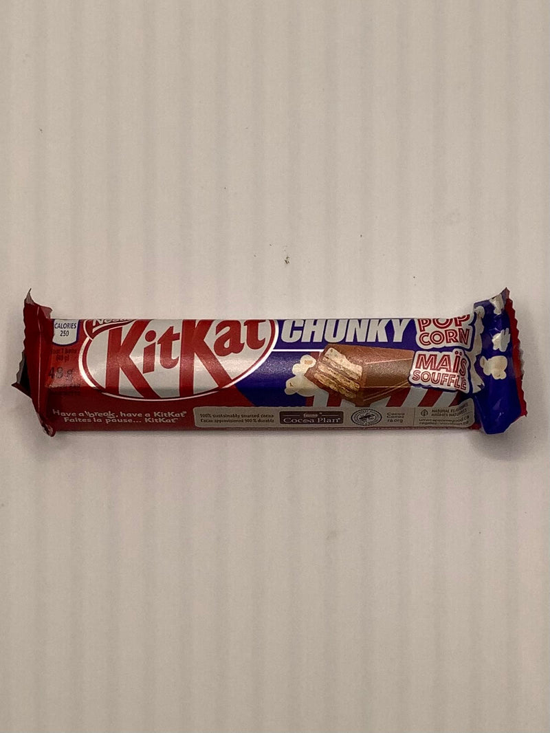 Nestle Kit Kat Chunky Pop Corn Candy Bar, 48 g